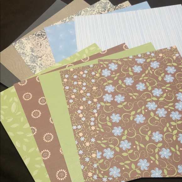 Colorful Patterned 12x12 Paper Set - Picture 6 of 6